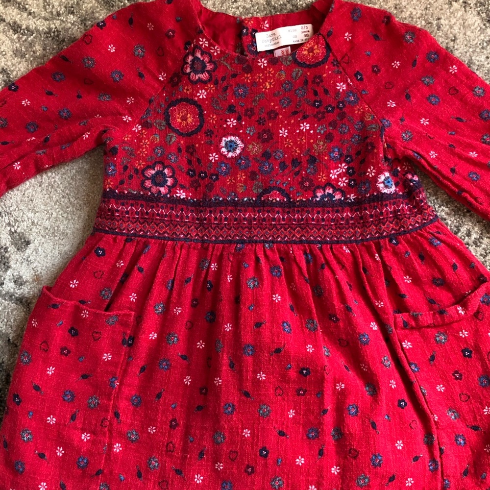 BNWOT Zara linen dress size 2/3